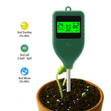 3in1 pH MeterSoil Meter Farm Garden Fertility Tester Soil Moisture Detector for Indoor Planting Potted Plants Lawn