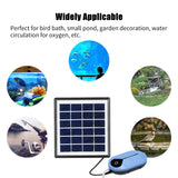 1.5W 3600mAh Solar Fish Tank Oxygenator - Oxygen Pond Air Pump, Fishing Aerator for Aquarium.