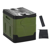 Portable Outdoor Folding Toilet - Strong Bearing Capacity, Reusable Trash Can, Self-driving Travel Supplies