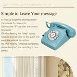 Audio Message Book Voice Record Wedding Phone Customized with Voicemail Best es Suitable for Bridal Shower Birthday Party
