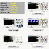 SIGLENT SDS1052A SDS1072A SDS1102A SDS1152A Digital Storage 50MHz 70MHz 100MHz 150MHz 2 Channel 1GSa/s Oscilloscope