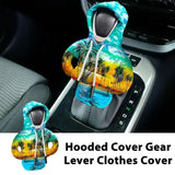 VIKEFON Car Manual Automatic Universal Lever Interior Decor Hoodie Shift Cover car Gear Handle Decoration