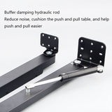 New multi-functional push-pull telescopic dining accessories invisible desktop retractable hidden bar folding table