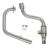 Exhaust Muffler Pipe High Hardness Motorcycle Front Middle Exhaust Pipe for GIXXER155