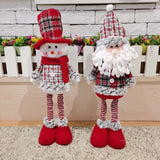 Telescopic Doll Merry Decor For Home 2021 Christmas Ornaments Xmas Gifts New Year 2022