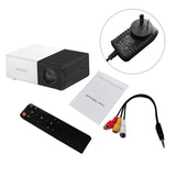 School Season Multi-Functional Classroom Mini Projector Easy Carrying With AU Plug,Black-White