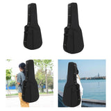 Gig Bag Protection Water Resistent Portable with Handle Acoustic Carrying Hard Box Electric Guitar Case