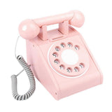Wooden Telephone Plaything Playing House Toy Simulated Telephone Plaything
