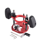 65mm Universal Trimming hine Router Lift For Woodworking Benches Table Saw Aluminum alloy Base Tool