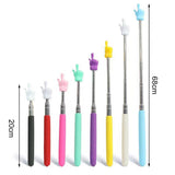 Finger Reading Classroom Pointer Portable Stainless Steel Teaching Stick Whiteboard Presentations for Teachers