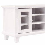 1/12 Scale Dollhouse Miniatures TV Cabinet Stand Table Wooden Furniture Dolls House Decor