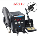 Digital Display Electric Soldering Irons +DIY Hot Air Gun Better SMD Rework Station Electronic Maintenance Tools