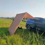 This camping sunshade adds comfort and convenience to car, making it an ideal companion for your outdoor outings