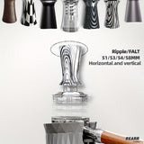 1pc Adjustable Depth Concentrate Tamper - Transparent Black and White Plaid