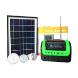 3 Bulbs Solar Panel Outdoor Lighting Kit Emergency and Mobile Phone Charger for Home Use Camping