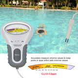 PC102 Portable Water Tester Digital 2 in 1 PH & Chlorine Level CL2 Meter Detector for Swimming Pool Spa Quality analyzer