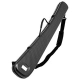 (Carbon fiber pattern) Carbon Fiber Bows Carrying Case with Shoulder Strap Full Protection Cello Bows Case Storage Holder Hold 2pcs Bows  Carbon fiber pattern