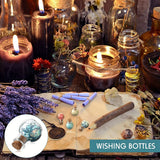 Transparent ing Pendant Glass Small With Horn Nail String Cork Mini Bottle Decoration