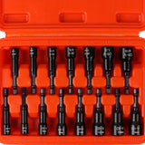 46 Piece/Set of Kit 1/4-Inch Socket Car Repair Ratchet Torque Wrench Combo Auto Repairing Tool Set