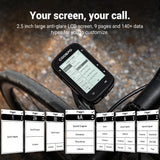 COOSPO CS500 Bike Computer GPS Route Navigation Cycg Odometer Wireless Cycle Stopwatch ANT+ Bluetooth5.0 Bicycle Speedometer