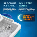 Professional Sports Recovery Ice Pressure Therapy System Cryotherapy Physiotherapy Cold Compression hine For Knee