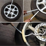 Car Lever Motorcycle Tire Removal Tool Heavy Duty Steel Pry Bar Repair Auto Tyre Changing Accessory
