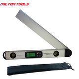 0~225° Spirit Level Gauge Meter Digital Angle Finder Electronic Protractor 400mm