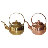 1.2L Copper Kettle - For Gas & Induction Hobs, Camping Stoves