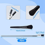 45PCS Alligator Clip Sticks Model Painting And 1PCS Cleaning Brush Airbrush Spraying For DIY Card Photo Memo