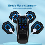 9 Modes 30 Gears Digital TENS hine EMS Massager Electric Pulse Muscle Stimulator for Back Neck Electrode Massage Pads