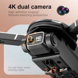 New V88 Drone Dual Camera 4K HD Professional Foldable Quadcopter 5G GPS Photography Optical w UAV mini Dron Control Toy