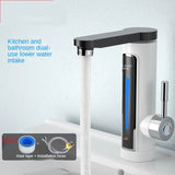 Electric Kitchen Instant Faucet Heater Hot Cold Dual-use Tankless Water Quickly Heating Tap with LED Display