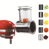 1pack, Slicer Shredder Attachment For KitchenAid Stand Mixer, Kitchen Aid Cheese Grater Attachment For Kitchen Aid Stand