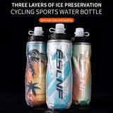 ESLNF Cycg Insulation Road Bike Portable Large Capacity Thermal Water Bottle Fiess Cup
