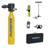 DEDEPU Scuba Equipment Underwater Diving Cyder Iator 0.5L Outdoor Oxygen Tank