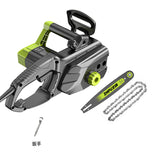 220V Electric Chainsaw Household Woodworking 12inch Chain Saw 1800W Powerful Power Cutting Tools