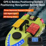 GPS RC 600M Wireless Remote Control Fishing Feeder Boat with 3 Bait Containers 5200mAh/12000mAh