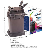 FILTER C-500 C-700 C-1000 C-1300 C-1600 External Filter Bucket Fish Tank Filtration Aquarium