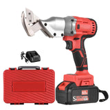 21V Brushless Mini Cordless Tin Snips Scissor Electric Metal Sheet Shear Cutter Scissors Stepless Speed Regulation Tool