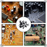 1500PCS Set 1UF~1500UF 6.3V-50V 36 Value SMD Aluminum Electrolytic Capacitors Assortment Kit with Box for Electronics PCB