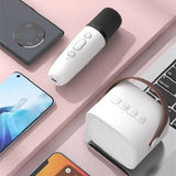 Mini Wireless Mic Bluetooth Small Speaker Outdoor Portable Karaoke Audio All-in-one Microphone Subwoofer