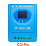 MPPT Solar Controller with 7 Operation Modes LCD Display - Efficient Charging & Wide Compatibility for 12V/24V/36V/48V System