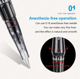 Smart Watch hine Protable Permanent Makeup Tattoo Handle Tool Gun Eyebrow Lip Eyeliner Micro 0.18mm 0.25 1RL Needle