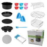 Baking Cake Mould Set 12pcs/set 7 Inch / 8 Inch Air Fryer Accessories for all Air Fryer Machine  4.0- 5.8QT Kitchen Tools