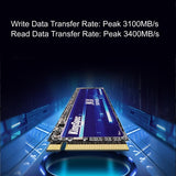 Solid Disk Efficient Heat Dissipation SSD Hard Drive Plug Play Data Storage Eent