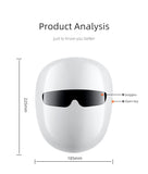 Home LED Seven-color Beauty Mask Photon Rejuvenation Mask Instrument Brightening Skin Tone Care Facial Beauty Instrument