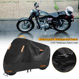 210D Thick Oxford Cloth Universal Motorcycle Waterproof Dust Snow Protection Motorbike Rain Cover Sunshade UV Protect