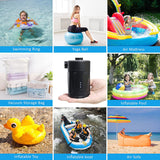 Electric Pump Portable Wireless Compressor Iator/Deflator Pumps for Iatable Cushions Air Beds Boat Swimming Ring
