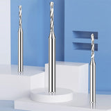 2Piece Tungsten Steel Alloy Drill Solid Carbide Milling Cutter, Steel Used For Wood Cutting And Carving
