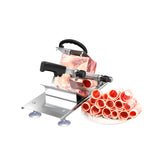Automatic Feed Slicer hine, Home Commercial, Fat Cattle, Mutton Roll, Frozen Meat Grinder, Planing hine